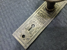 Load image into Gallery viewer, Art Nouveau Door Plate and Door Knob (Resin Replica)
