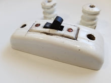 Load image into Gallery viewer, Vintage ceramic light switch resin replica
