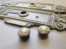 Load image into Gallery viewer, Vintage elevator button panel Twin set