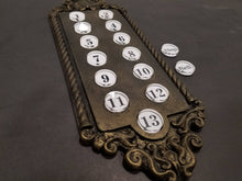 Load image into Gallery viewer, Elevator Trio - 13 floor panel, Call button panel and Elevator sign.