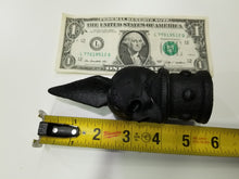 Load image into Gallery viewer, 1 dozen Skull Fence Finial for PVC pipe (resin)