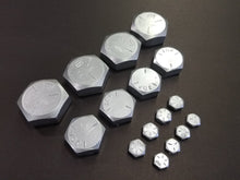Load image into Gallery viewer, 150 Resin Bolt Heads 1/2 inch bolts