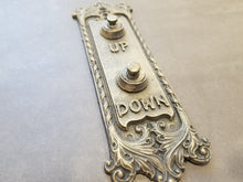 Load image into Gallery viewer, Combo 2 - Art Deco Stylized Elevator Sign and Call Button (Resin Replica)