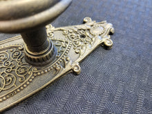 Load image into Gallery viewer, Antique Door Knob & Door Plate (Resin Replica)