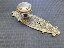 Load image into Gallery viewer, Antique Door Knob & Door Plate (Resin Replica)