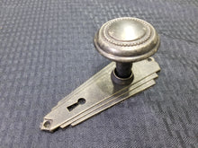 Load image into Gallery viewer, Art Deco Door Knob and Plate (Resin Replica)