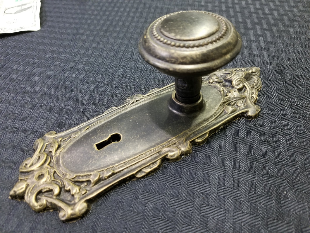 Victorian Door Plate and Knob #3