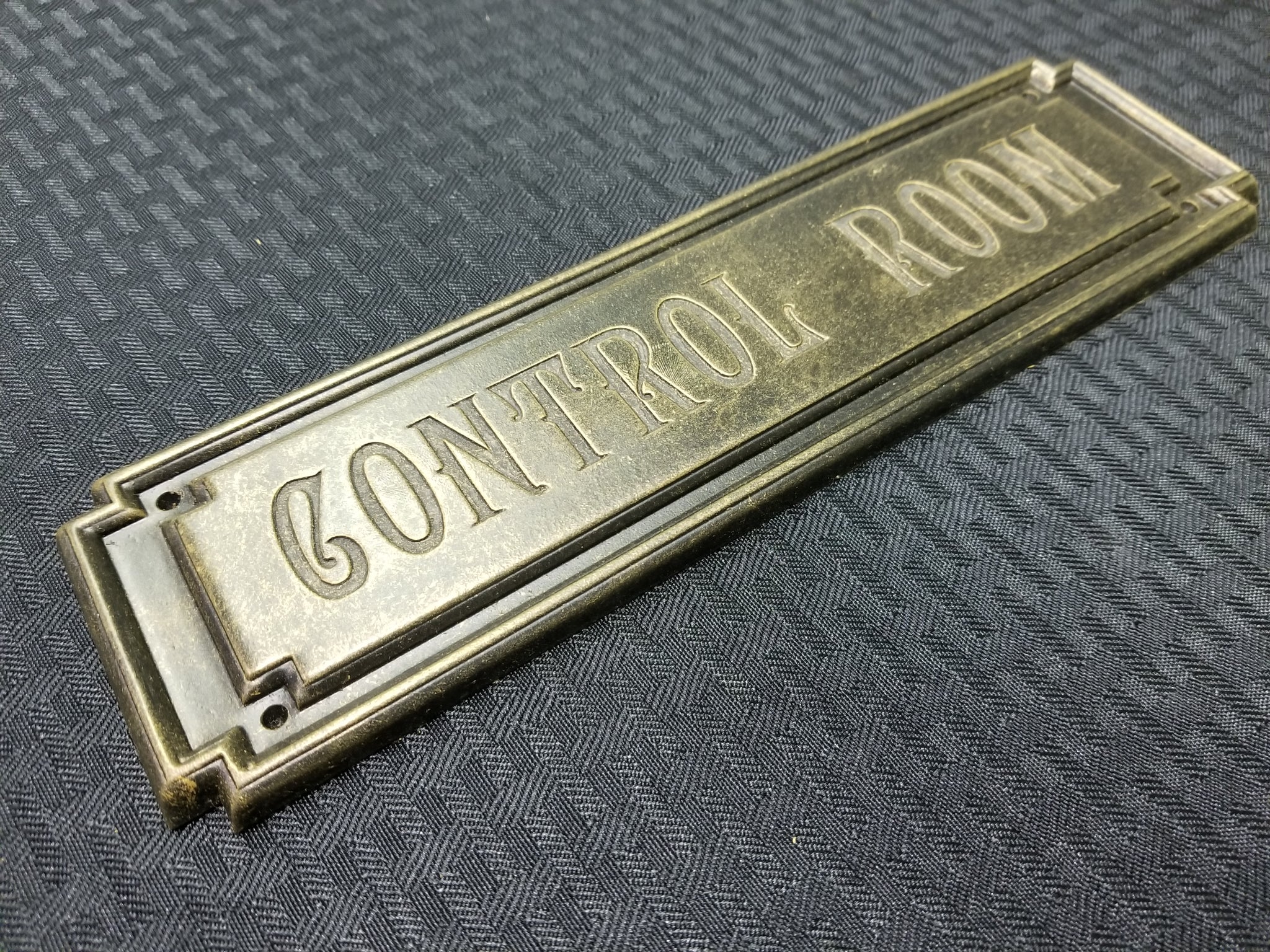 Control Room Door Sign – The Build Cave