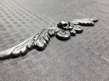 Load image into Gallery viewer, Skull and on Filigree Wings (resin)