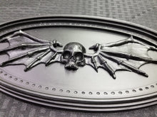 Load image into Gallery viewer, Skull Batwings Oval Ornament