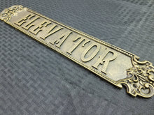Load image into Gallery viewer, Vintage Elevator Sign (Resin)