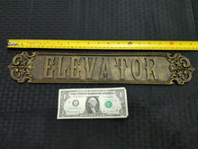 Load image into Gallery viewer, Vintage Elevator Sign (Resin)