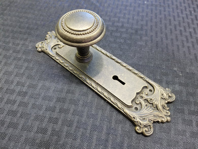 Rectangular Door Plate & Door Knob (Resin Replica)