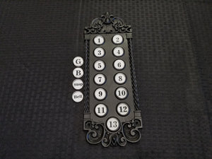 Vintage Elevator 13 Floor Button Panel
