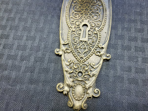 Antique Door Knob & Door Plate (Resin Replica)