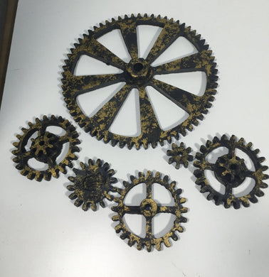 Interlocking Decorative Resin Gears