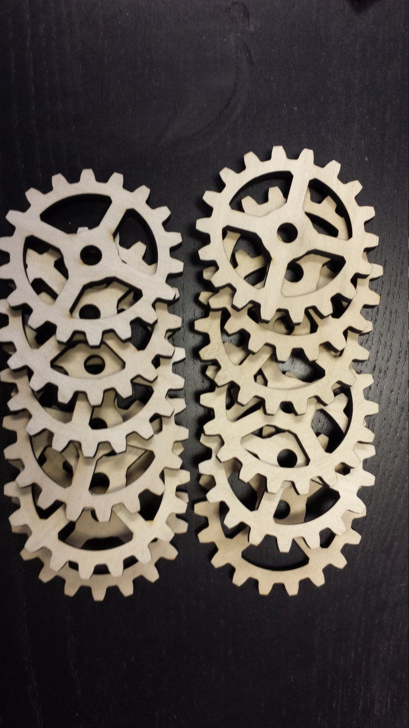 Wooden Gears for Steampunk
